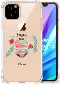 B2Ctelecom Apple iPhone 11 Pro Stevige Bumper Hoesje Boho Summer