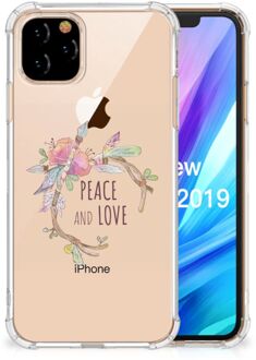 B2Ctelecom Apple iPhone 11 Pro Stevige Bumper Hoesje Boho Text