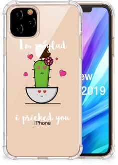 B2Ctelecom Apple iPhone 11 Pro Stevige Bumper Hoesje Cactus Glad