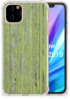 B2Ctelecom Apple iPhone 11 Pro Stevige Telefoonhoesje Green Wood