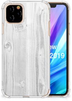 B2Ctelecom Apple iPhone 11 Pro Stevige Telefoonhoesje White Wood