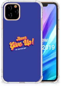 B2Ctelecom Apple iPhone 11 Pro Telefoonhoesje met tekst Never Give Up