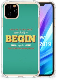 B2Ctelecom Apple iPhone 11 Pro Telefoonhoesje met tekst Quote Begin