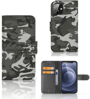 B2Ctelecom Apple iPhone 12 Mini Telefoon Hoesje Cadeau voor hem Army Light