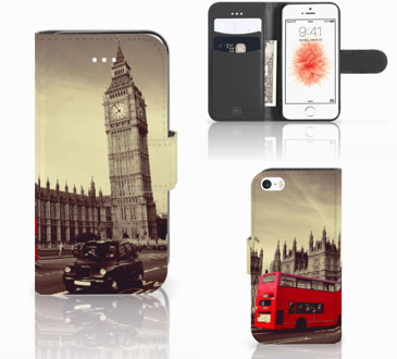 B2Ctelecom Apple iPhone 5 | 5S Bookstyle Hoesje London City