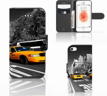 B2Ctelecom Apple iPhone 5 | 5S Bookstyle Hoesje Taxi