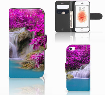 B2Ctelecom Apple iPhone 5 | 5S Bookstyle Hoesje Waterval