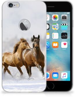 B2Ctelecom Apple iPhone 6 Plus | 6s Plus Uniek TPU Hoesje Paarden