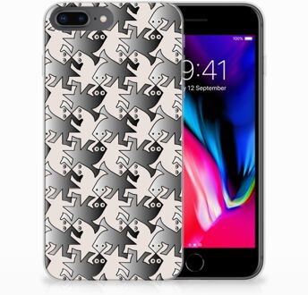 B2Ctelecom Apple iPhone 7 Plus | 8 Plus TPU Hoesje Salamander Grey