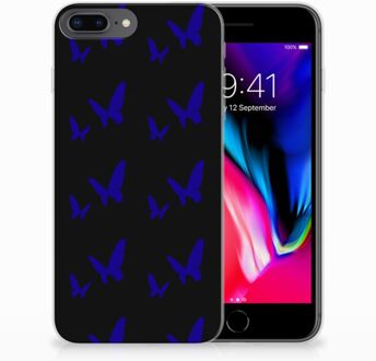 B2Ctelecom Apple iPhone 7 Plus | 8 Plus TPU-silicone Hoesje Vlinder Patroon