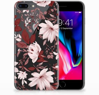 B2Ctelecom Apple iPhone 7 Plus | 8 Plus TPU-silicone Hoesje Watercolor Flowers