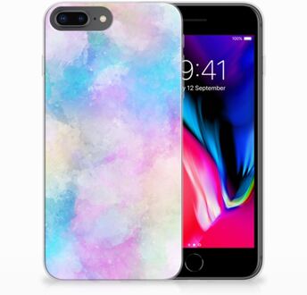 B2Ctelecom Apple iPhone 7 Plus | 8 Plus TPU-silicone Hoesje Watercolor Light