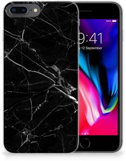 B2Ctelecom Apple iPhone 7 Plus | 8 Plus Uniek TPU Hoesje Marmer Zwart