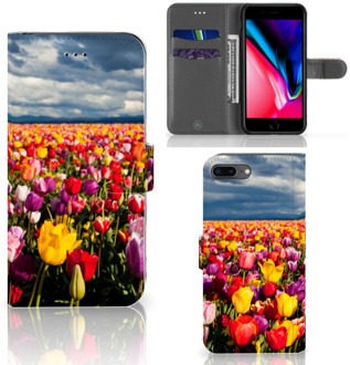 B2Ctelecom Apple iPhone 7 Plus Uniek Design Hoesje Tulpen