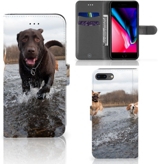 B2Ctelecom Apple iPhone 7 Plus Uniek Design Telefoonhoesje Honden