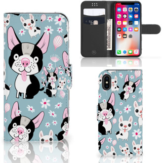 B2Ctelecom Apple iPhone X | Xs Bookcover hoesje Hondjes