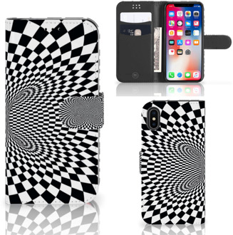 B2Ctelecom Apple iPhone X | Xs Bookcover hoesje Illusie