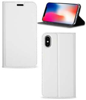 B2Ctelecom Apple iPhone X | Xs Telefoonhoesje Wit met Standaardfunctie