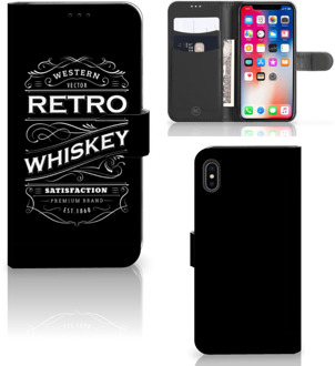 B2Ctelecom Apple iPhone Xs Max Boekhoesje Design Whiskey