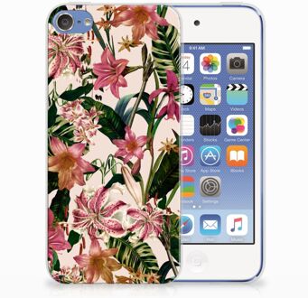 B2Ctelecom Apple iPod Touch 5 | 6  TPU-siliconen Hoesje Flowers