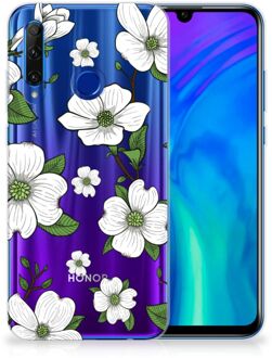 B2Ctelecom Back Case Honor 20 Lite TPU Siliconen Hoesje Dogwood Flowers