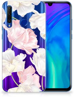 B2Ctelecom Back Case Honor 20 Lite TPU Siliconen Hoesje Lovely Flowers