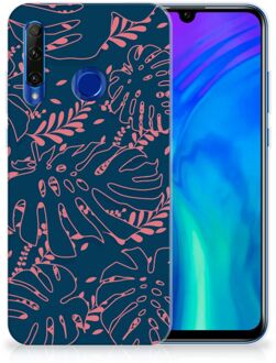 B2Ctelecom Back Case Honor 20 Lite TPU Siliconen Hoesje Palm Leaves