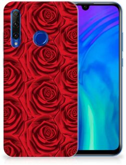 B2Ctelecom Back Case Honor 20 Lite TPU Siliconen Hoesje Rood Rose