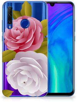 B2Ctelecom Back Case Honor 20 Lite TPU Siliconen Hoesje Roses