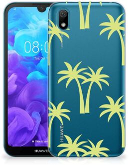 B2Ctelecom Back Case Huawei Y5 (2019) TPU Siliconen Hoesje Palmtrees