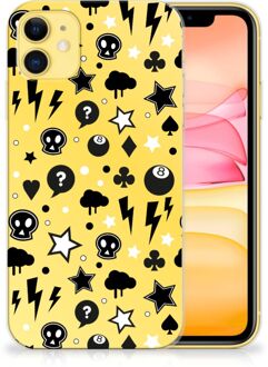 B2Ctelecom Back Case iPhone 11 Silicone Back Case Punk Yellow