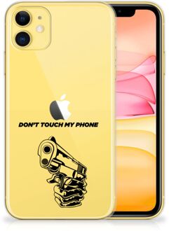 B2Ctelecom Back Case iPhone 11 Silicone-hoesje Gun DTMP