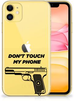 B2Ctelecom Back Case iPhone 11 Silicone-hoesje Pistol DTMP