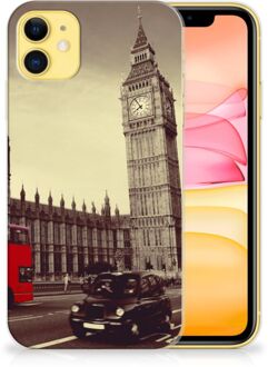 B2Ctelecom Back Case iPhone 11 Siliconen Back Cover Londen