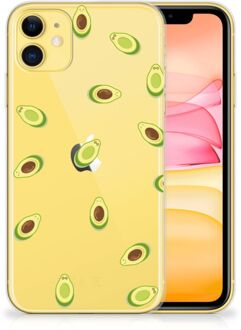 B2Ctelecom Back Case iPhone 11 Siliconen Case Avocado