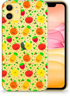 B2Ctelecom Back Case iPhone 11 Siliconen Case Fruits