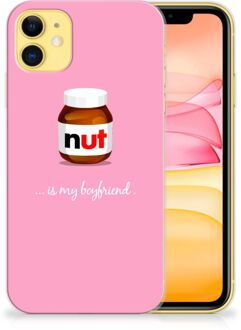 B2Ctelecom Back Case iPhone 11 Siliconen Case Nut Boyfriend