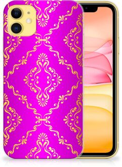 B2Ctelecom Back Case iPhone 11 Siliconen Hoesje Barok Roze