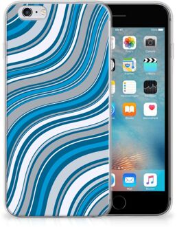 B2Ctelecom Back case iPhone 6 | 6S Design Waves Blue