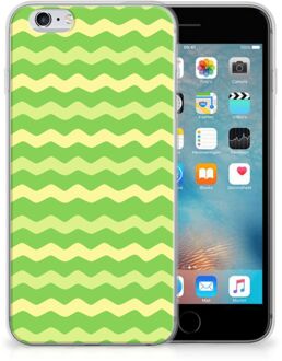 B2Ctelecom Back case iPhone 6 | 6S Design Waves Green