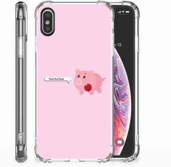 B2Ctelecom Back Case iPhone Xs | X/10 Pig Mud