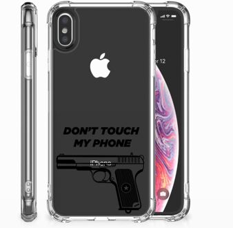 B2Ctelecom Back Case iPhone Xs | X/10 Pistol DTMP