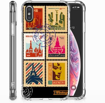 B2Ctelecom Back Case iPhone Xs | X/10 Postzegels