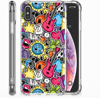 B2Ctelecom Back Case iPhone Xs | X/10 Punk Rock