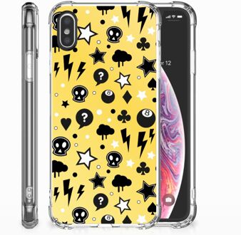 B2Ctelecom Back Case iPhone Xs | X/10 Punk Yellow