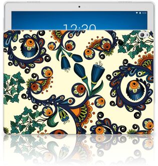 B2Ctelecom Back Case Lenovo Tab P10 TPU Siliconen Hoesje Barok Flower