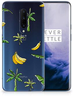 B2Ctelecom Back Case OnePlus 7 Pro TPU Siliconen Hoesje Banana Tree