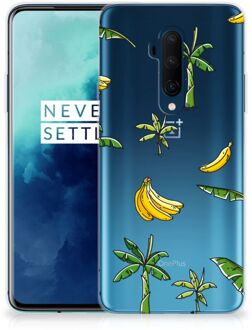 B2Ctelecom Back Case OnePlus 7T Pro TPU Siliconen Hoesje Banana Tree