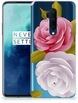 B2Ctelecom Back Case OnePlus 7T Pro TPU Siliconen Hoesje Roses