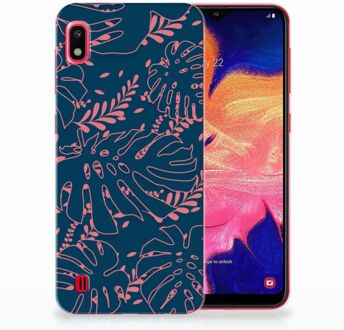 B2Ctelecom Back Case Samsung A10 TPU Siliconen Hoesje Palm Leaves